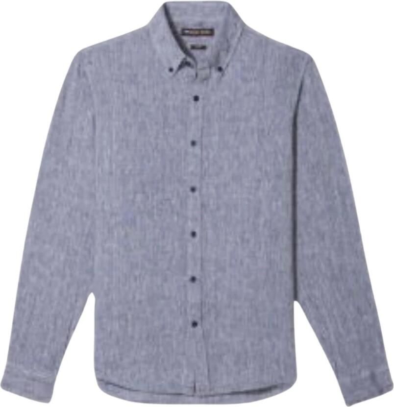 Michael Kors Stijlvol Overhemd Blue Heren