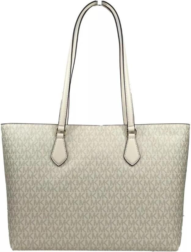 Michael Kors Stijlvolle Grote Tote Tas met Ritsvak Beige Dames - Foto 2