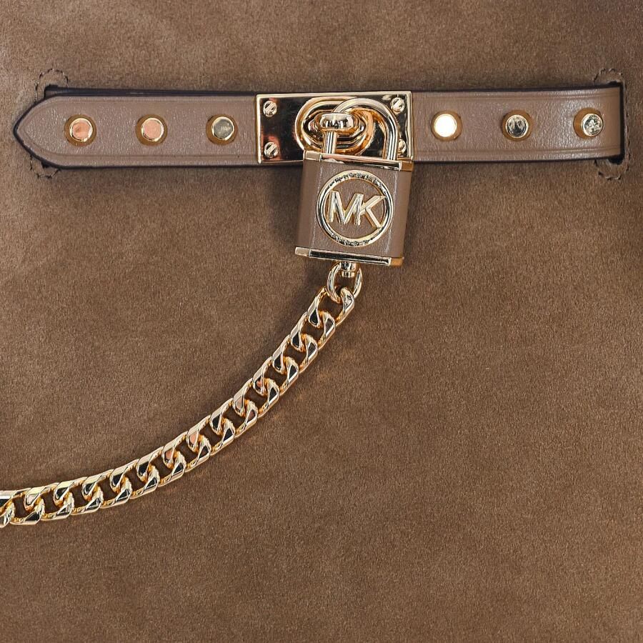 Michael Kors Stijlvolle Hobo Tas Brown Dames