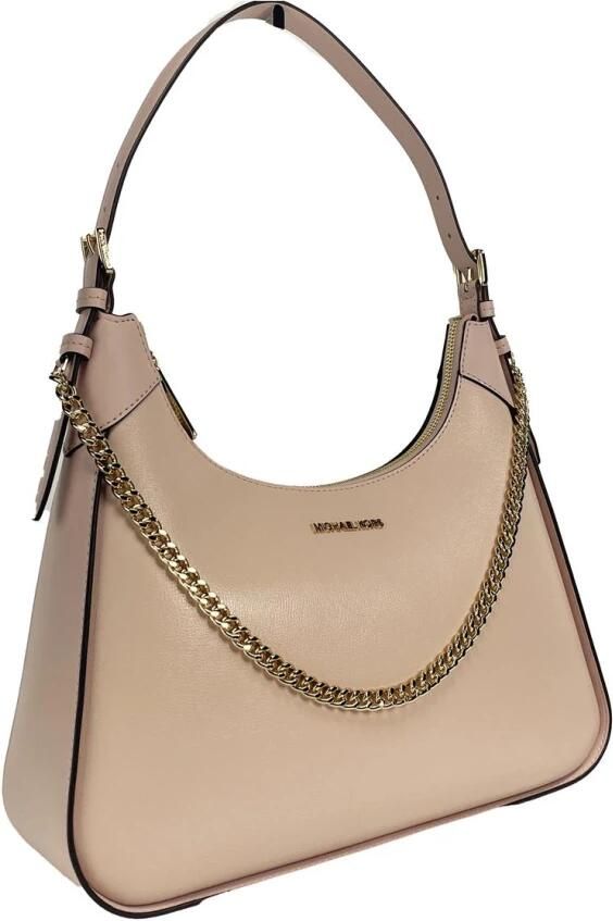 Michael Kors Stijlvolle Leren Schoudertas met Ketting Pink Dames - Foto 2