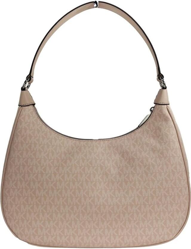 Michael Kors Stijlvolle Schoudertas met Binnenrits Beige Dames