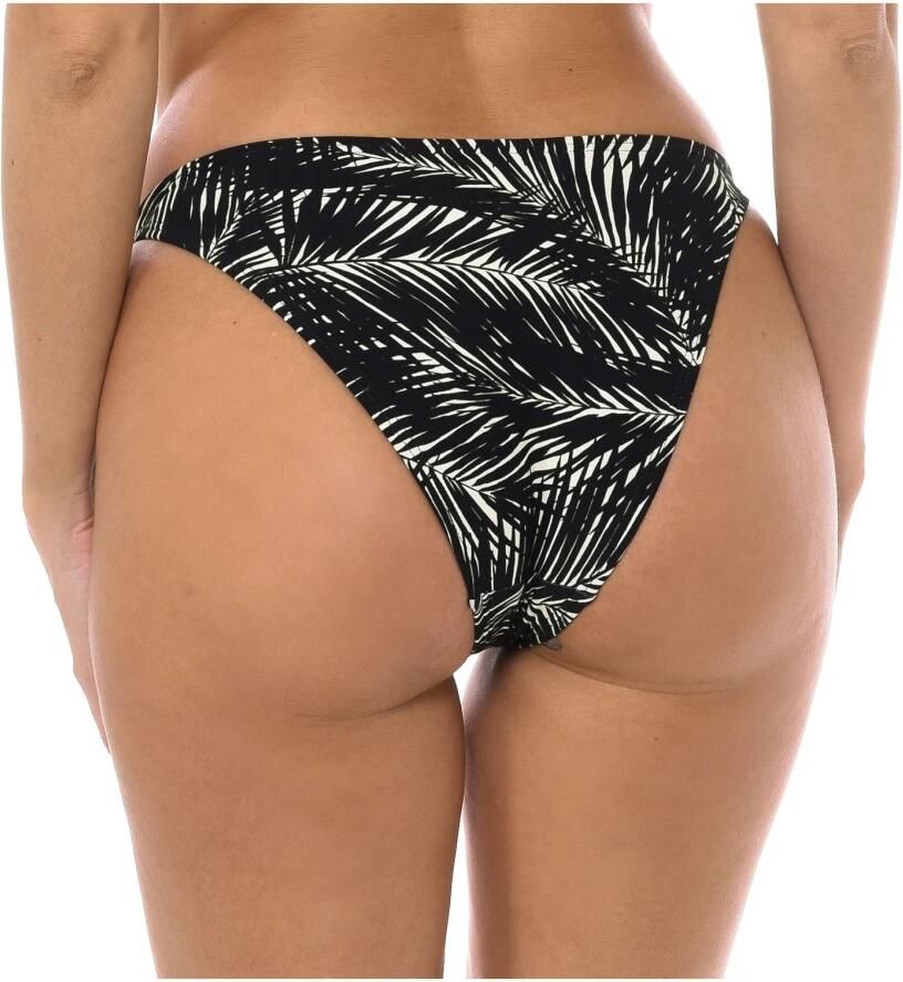 Michael Kors String Bikini Bottom Sonoran Palm Black Dames - Foto 2