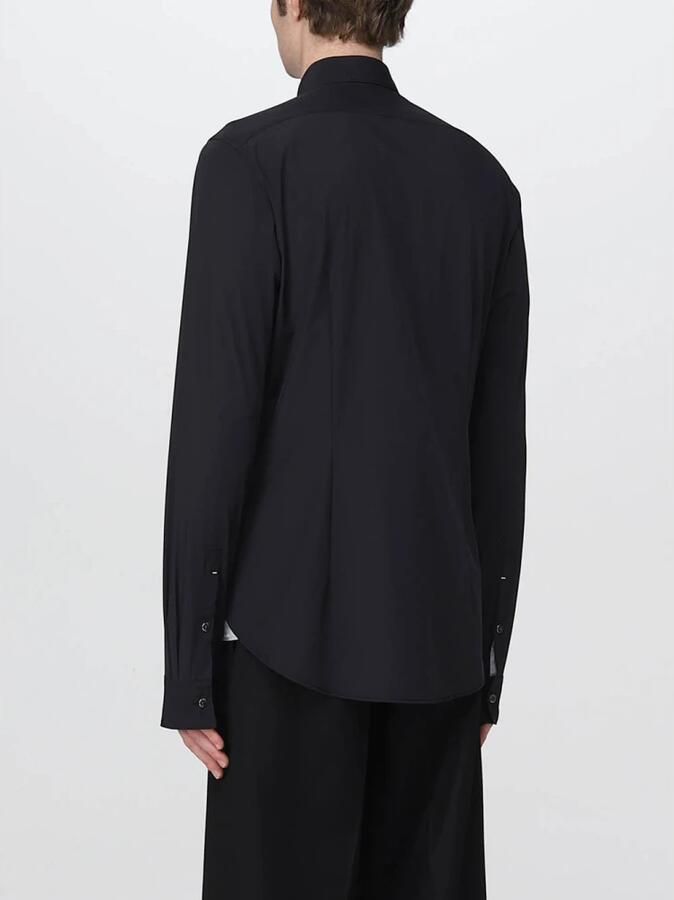 Michael Kors Camicia Performance Slim FIT Nero Zwart Heren