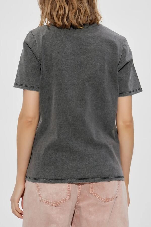 MICHAEL Kors T-shirt Korte Mouw CROP GWSH EMPIRE STUD TEE - Foto 4