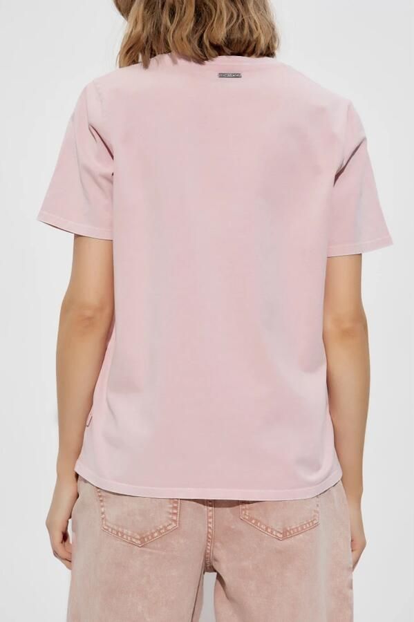 MICHAEL Kors T-shirt Korte Mouw CROP GWSH EMPIRE STUD TEE - Foto 4