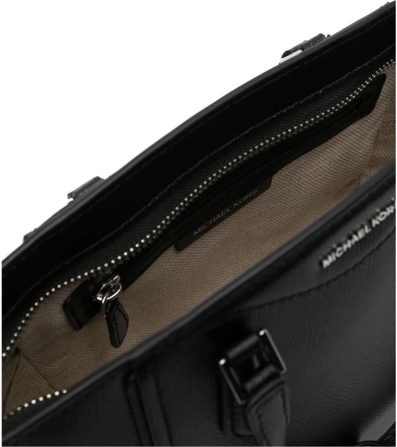 Michael Kors Taryn Kleine Lederen Convertible Crossbody Tas Black Dames - Foto 2