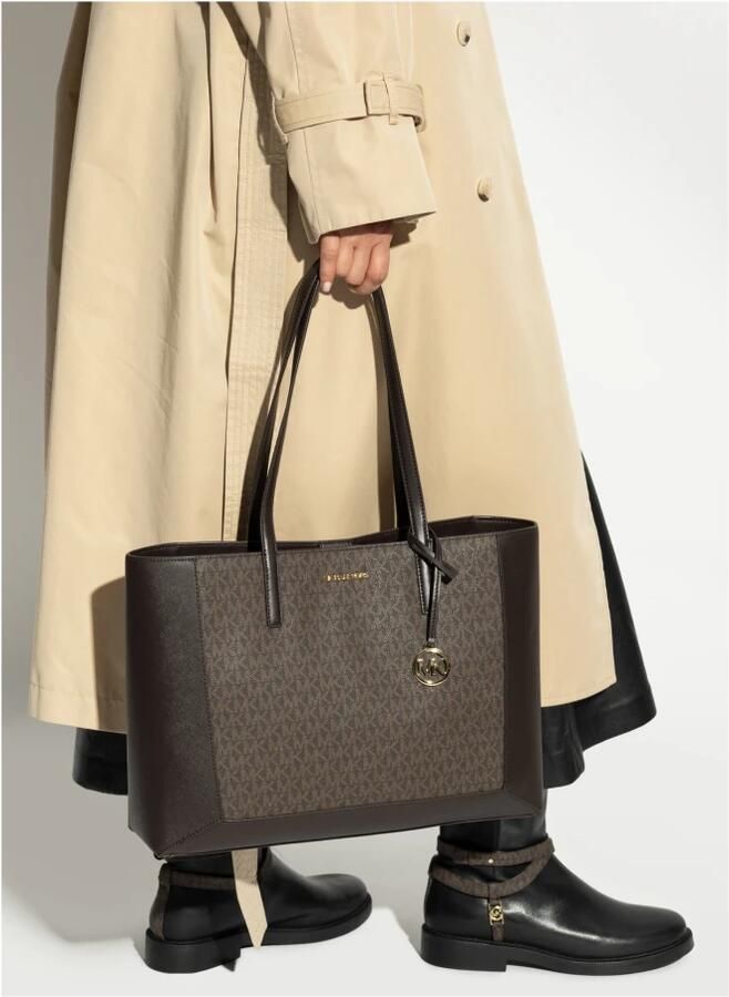 Michael Kors Shoppers & Totes Lg Ew Tote in bruin - Foto 2