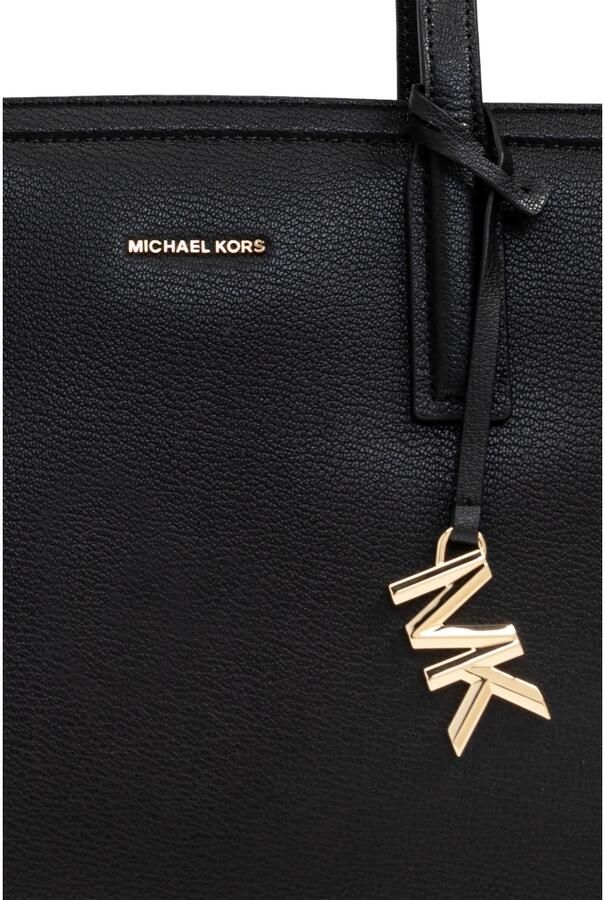 Michael Kors leren shopper Laila Medium zwart - Foto 6