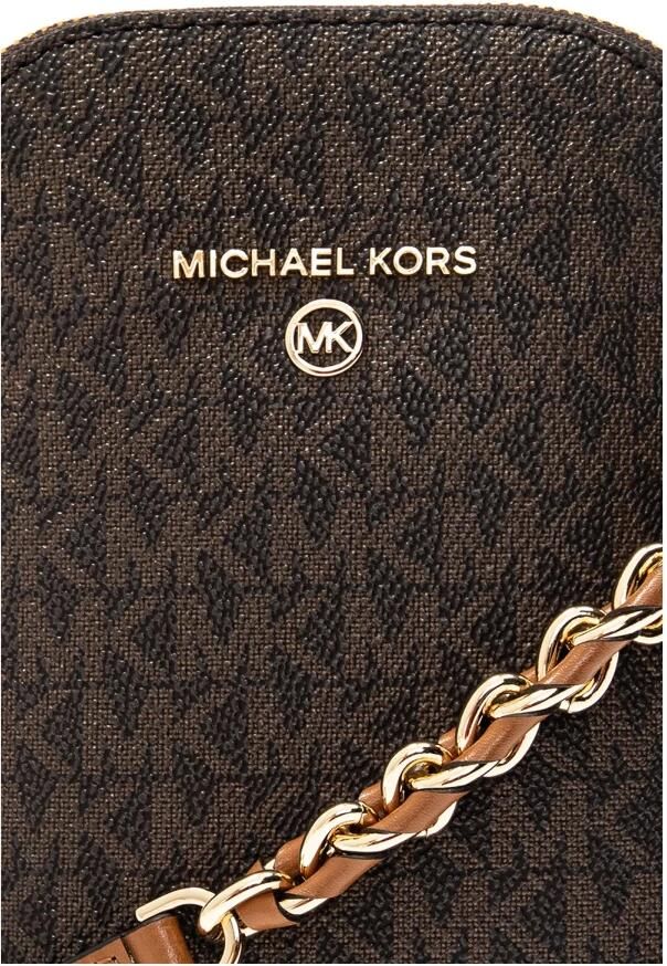 Michael Kors Telefoonhouder met bandje Brown Dames - Foto 5