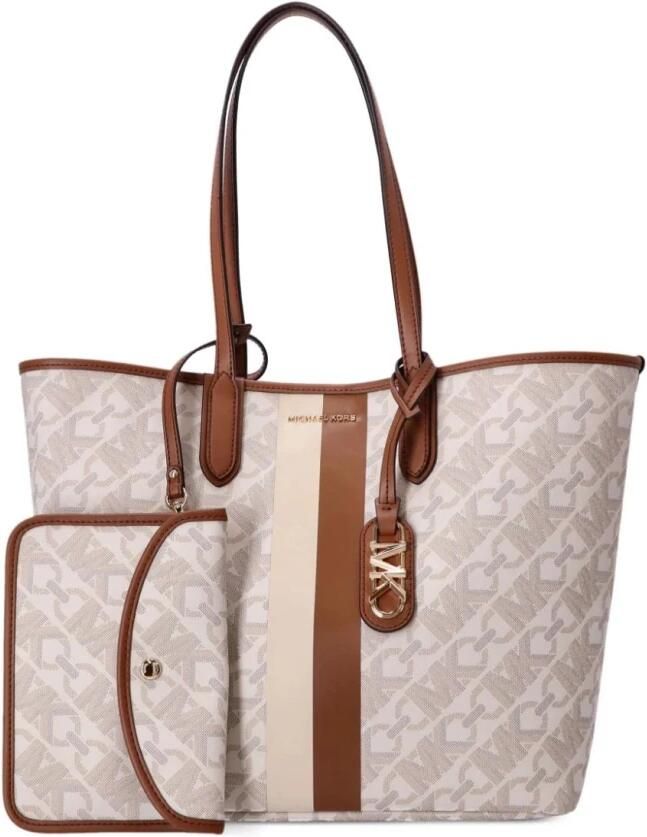 MICHAEL Kors Tote bag met all-over labelmotief model 'ELIZA' - Foto 4
