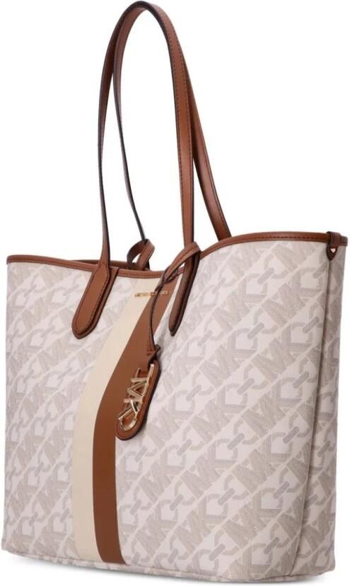 MICHAEL Kors Tote bag met all-over labelmotief model 'ELIZA' - Foto 6