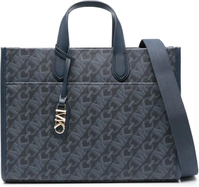 Michael Kors Shoppers & Totes Large Grab Tote in blauw - Foto 3