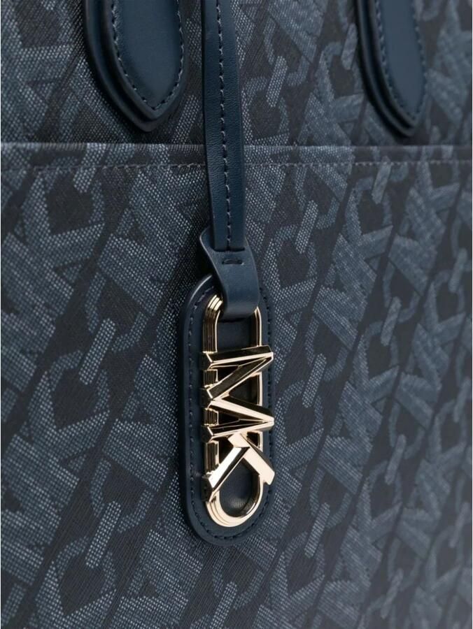 Michael Kors Shoppers & Totes Large Grab Tote in blauw - Foto 4