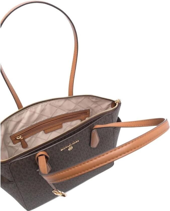 Michael Kors Marilyn Medium Logo Tote Handtas Brown Dames - Foto 2