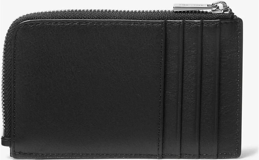 Michael Kors Varick Lederen Portemonnee Black Heren