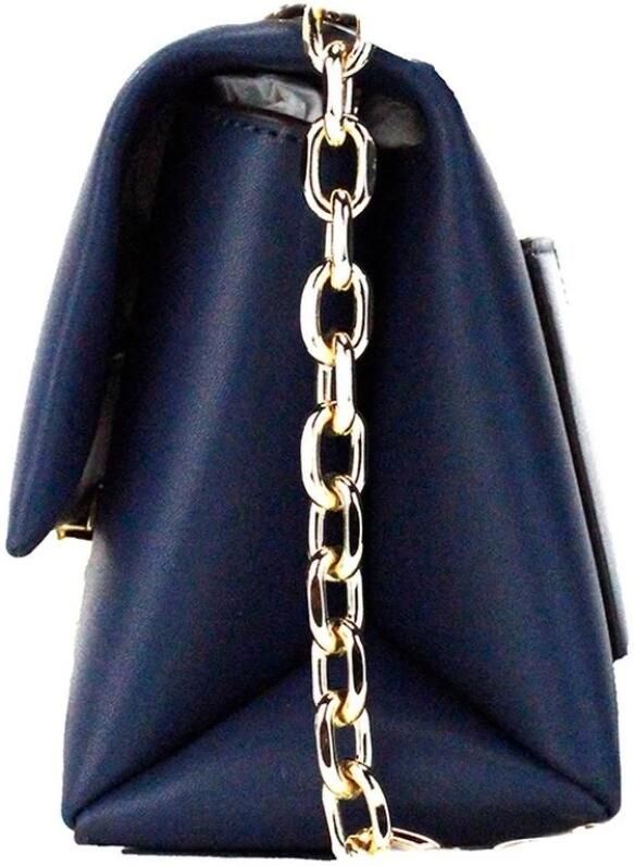 Michael Kors Vegan Convertible Crossbody Tas Blue Dames