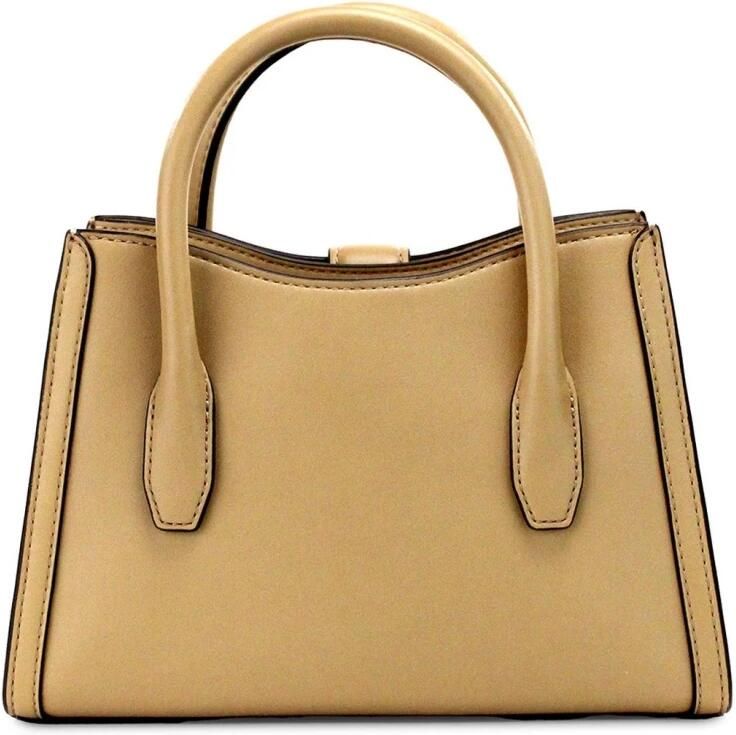 Michael Kors Vegan Leder Crossbody Tas met Zakken Beige Dames