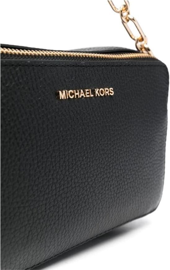 Michael Kors Crossbody bags Jet Set Small Dbl Zp Camra Chain Crossbody in zwart - Foto 4