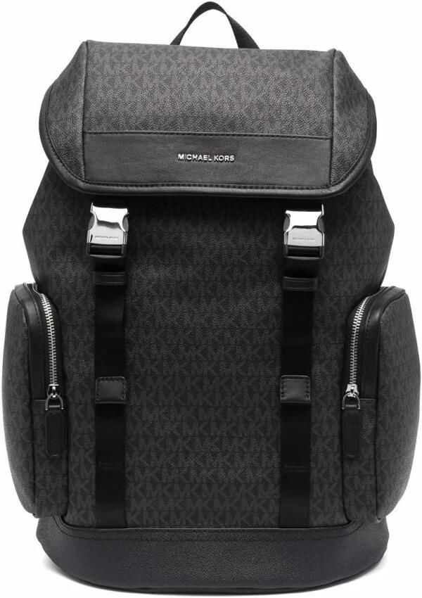 Michael Kors Zwarte Casual Rugzak met Logo Black Heren - Foto 3