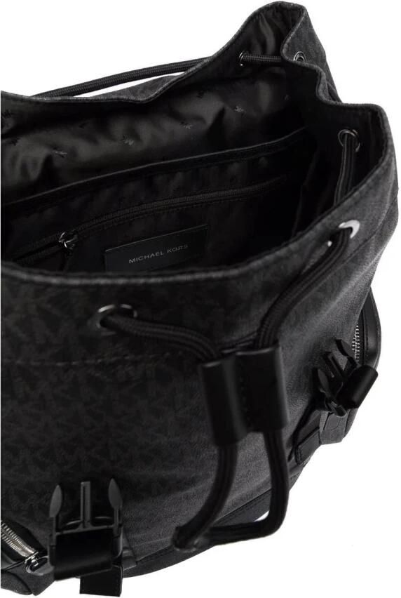 Michael Kors Zwarte Casual Rugzak met Logo Black Heren