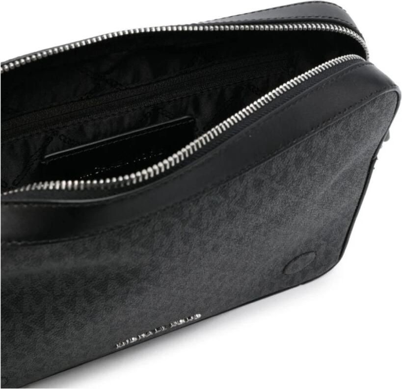 Michael Kors Zwarte Crossbody Tas voor Mannen Black Heren