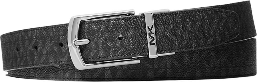 Michael Kors Zwarte leren riem met gesp Black Heren - Foto 2