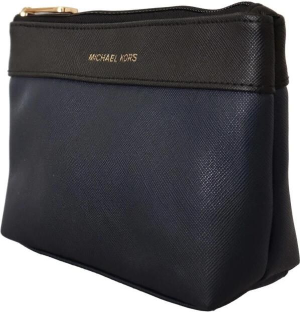 Michael Kors Zwarte leren tas met gouden details Black Dames - Foto 2