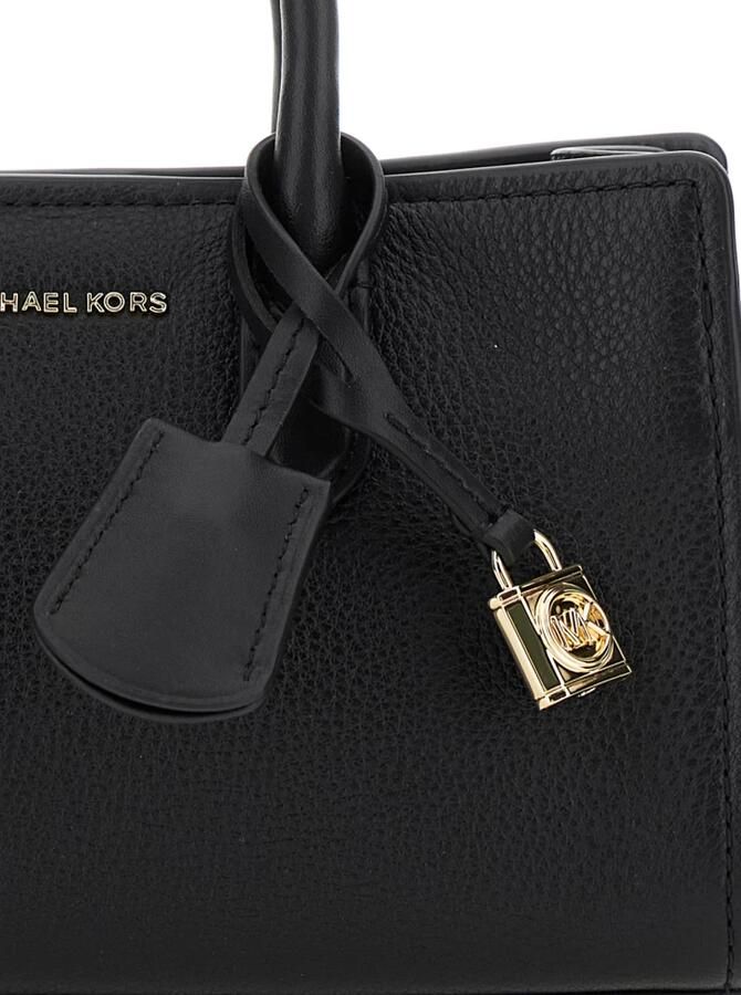 Michael Kors Zwarte Scarlett Handtas met Logodetail Black Dames