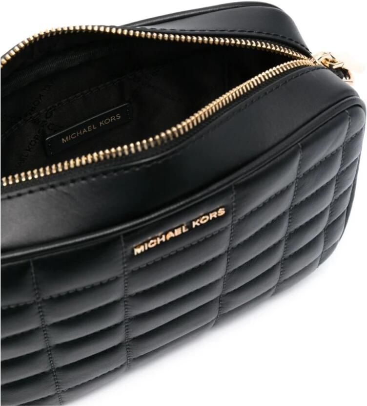 Michael Kors Jet Set Medium Quilted Leather Crossbody Bag Black Dames - Foto 2