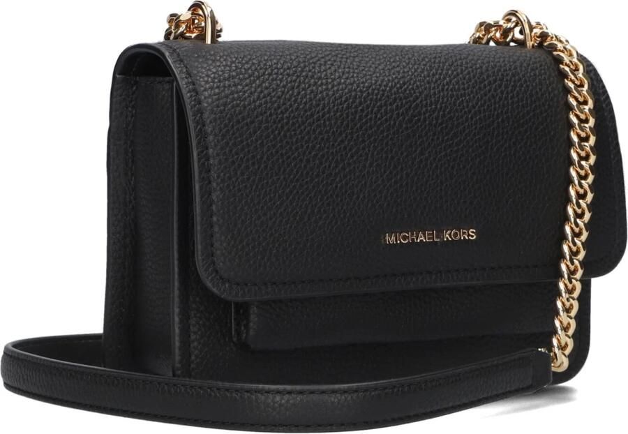 Michael Kors Zwarte leren schoudertas met magneetsluiting Black Dames - Foto 4
