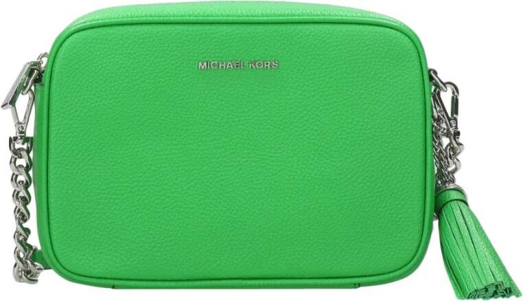 Michael Kors Preateded Date Just Champagne Dial Watch Groen Dames