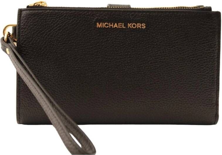 Michael Kors Zwarte Leren Smartphone Portemonnee met Afneembare Band Black Dames - Foto 9