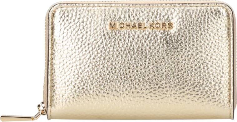 Michael Kors Michael Wallets Golden Geel Dames