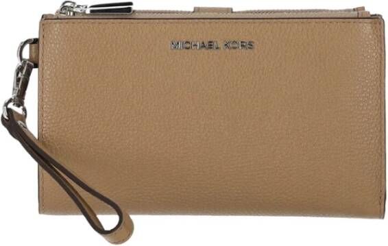 Michael Kors Portemonnee kaarthouder Beige Dames
