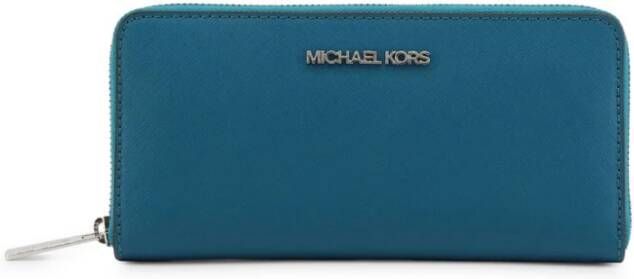 Michael Kors Wallet jetset_35f5stvz3l Blauw Dames