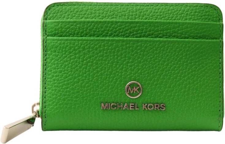Michael Kors Portemonnee kaarthouder Groen Dames