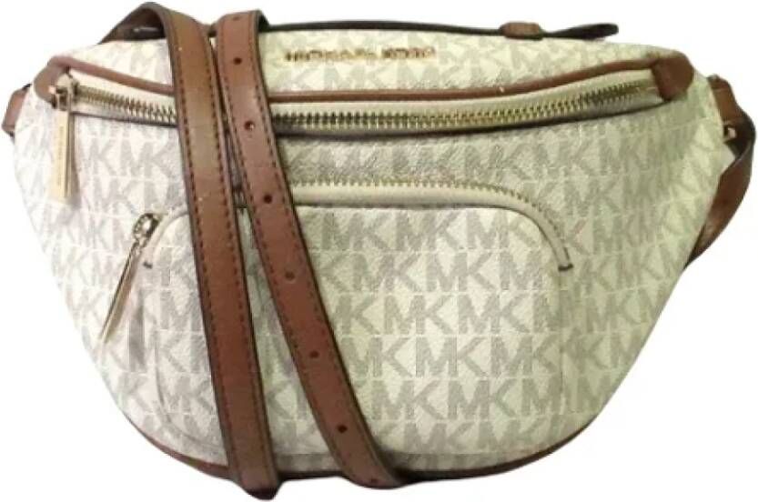 Michael Kors Pre-owned Canvas clutches Beige Dames