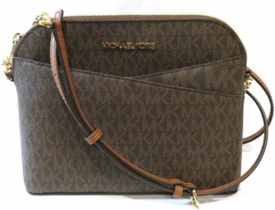 Michael Kors Pre-owned Canvas shoulder-bags Bruin Dames