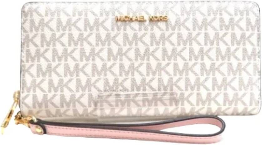 Michael Kors Pre-owned Canvas wallets Roze Dames