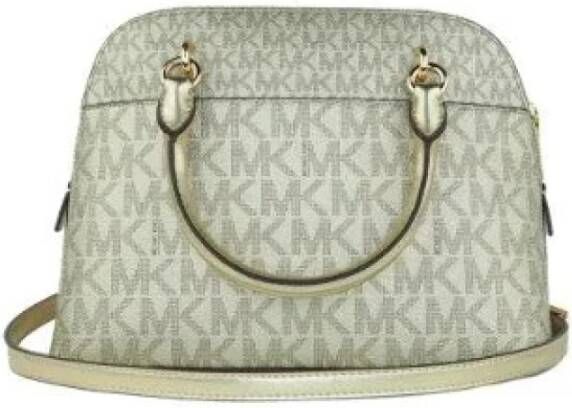 Michael Kors Pre-owned Handtassen van tweedehands stoffen Wit Dames