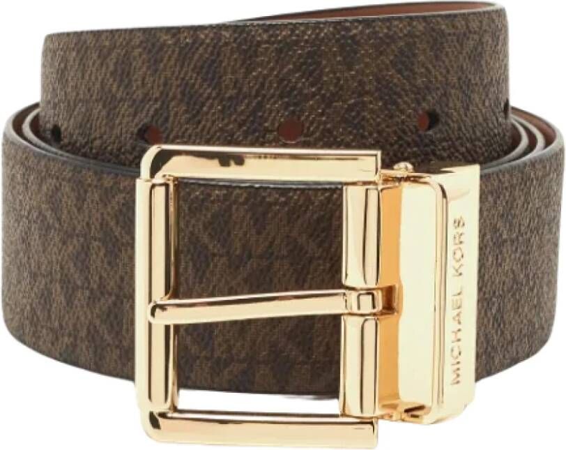 Michael Kors Pre-owned Leather belts Bruin Dames