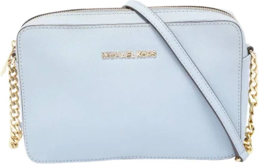 Michael Kors Pre-owned Leather crossbody-bags Blauw Dames