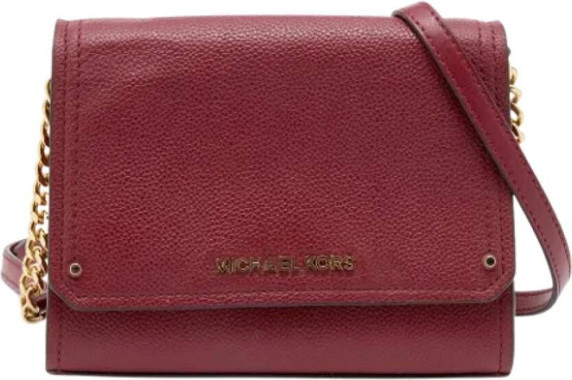 Michael Kors Pre-owned Leather crossbody-bags Rood Dames