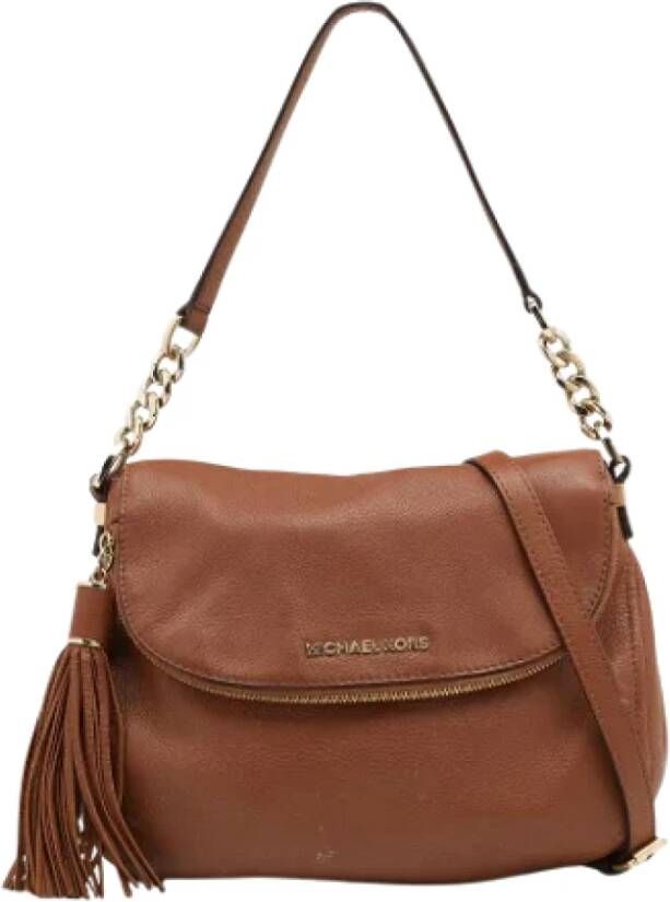 Michael Kors Pre-owned Leather crossbody-bags Roze Dames
