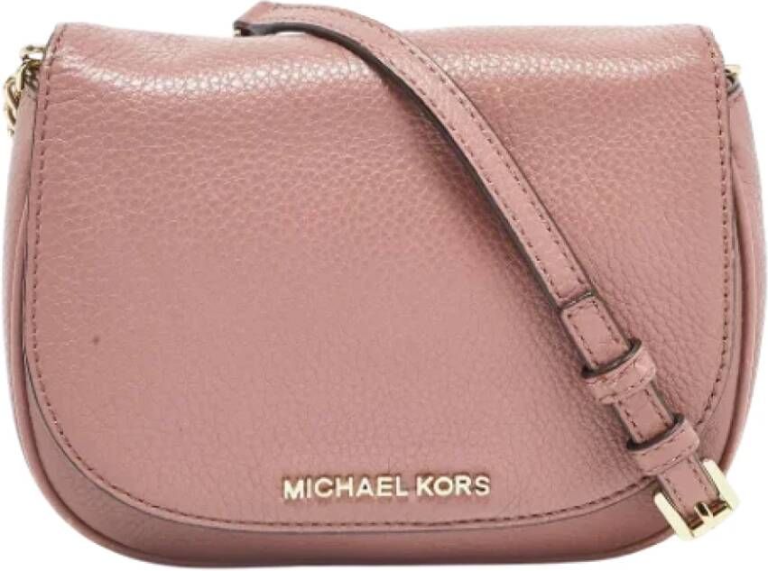 Michael Kors Pre-owned Leather crossbody-bags Roze Dames