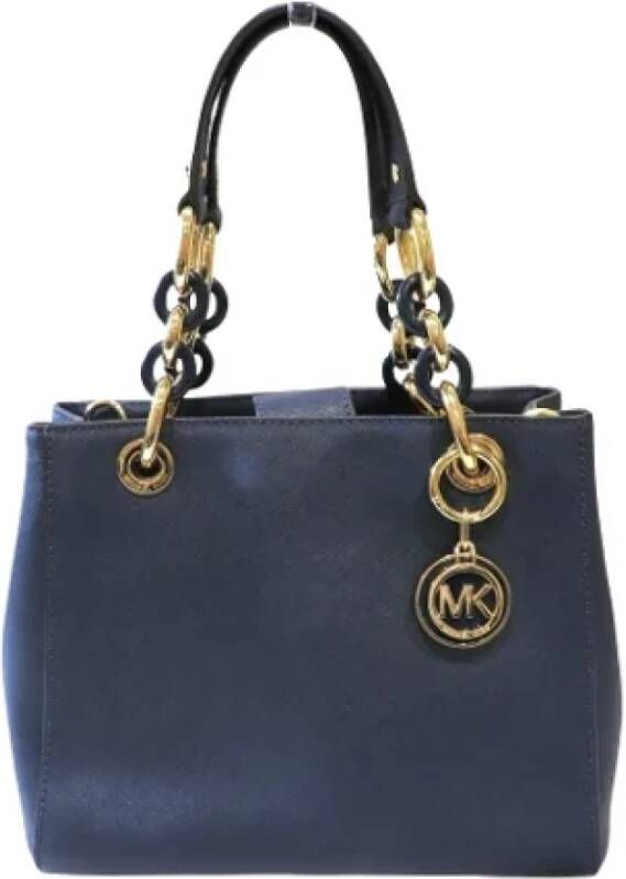 Michael Kors Pre-owned Leather handbags Blauw Dames