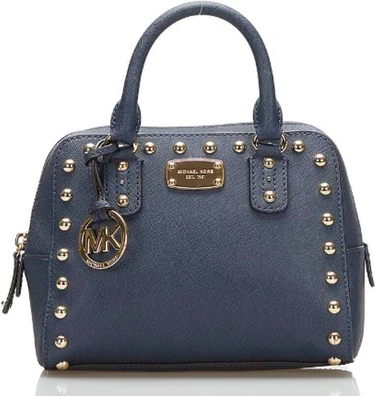 Michael Kors Pre-owned Leather handbags Blauw Dames