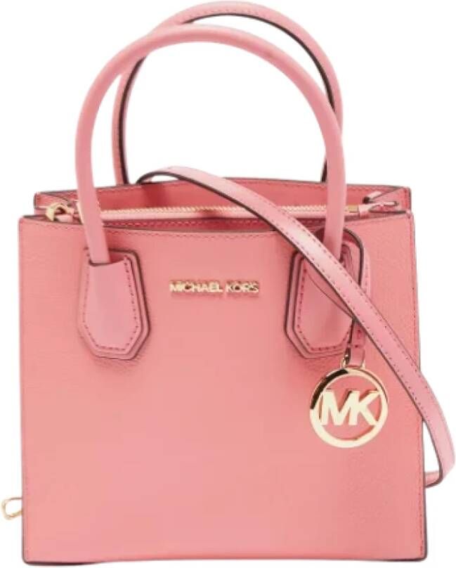 Michael Kors Pre-owned Leather handbags Roze Dames