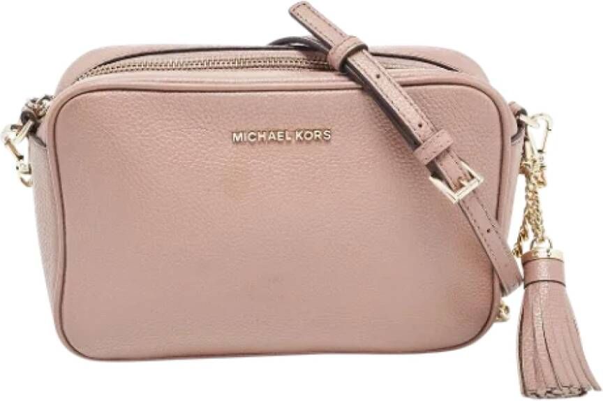 Michael Kors Pre-owned Leather shoulder-bags Beige Dames