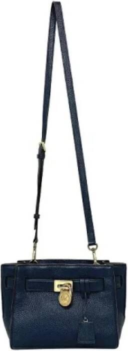 Michael Kors Pre-owned Leather shoulder-bags Blauw Dames